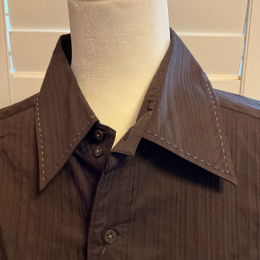 7 Diamonds Men's Long Sleeve Large Shirt NWT - Picture 2 of 8